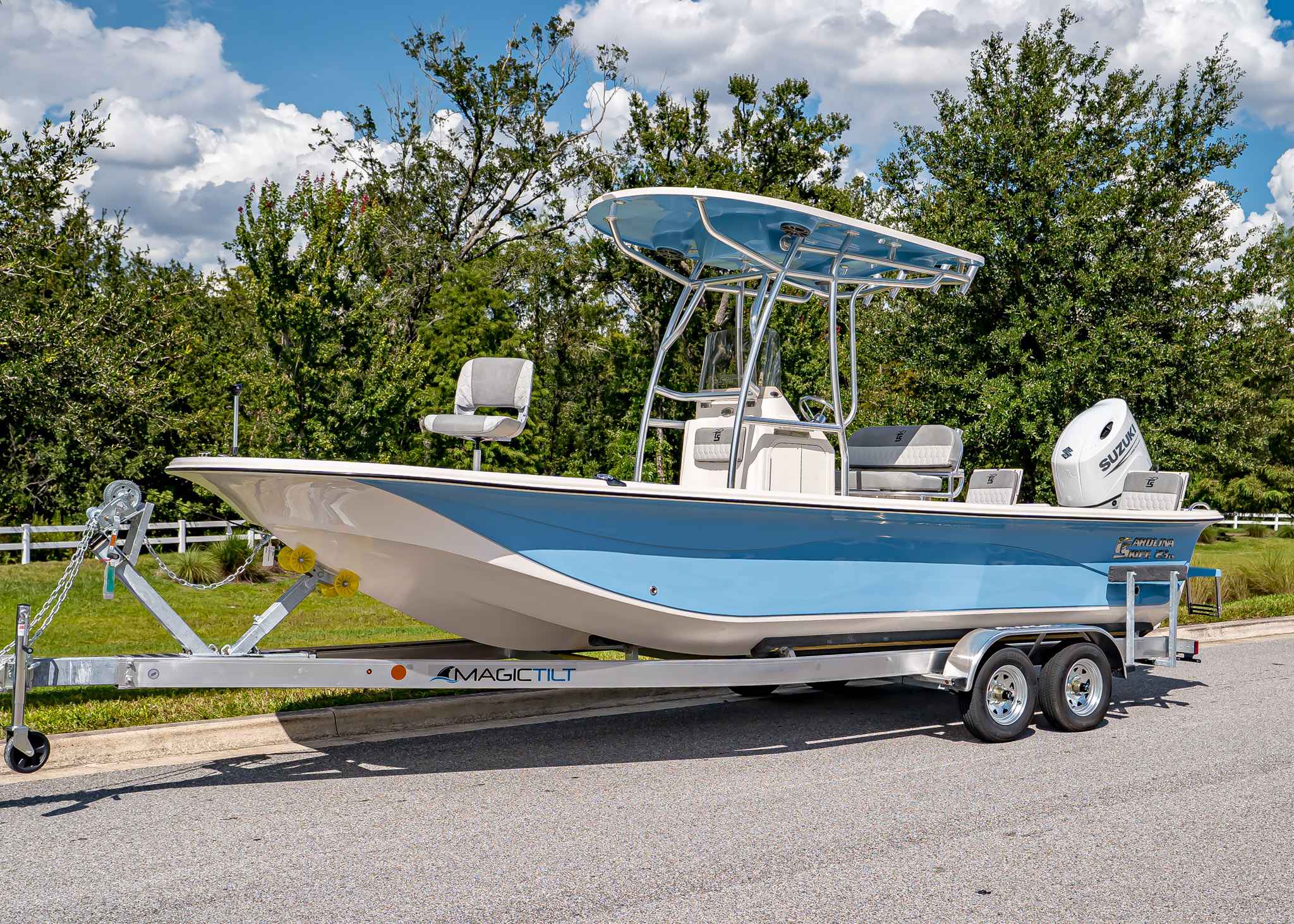 2026 Carolina Skiff 23 LS (CS-0008) EVENING SKY BLUE